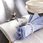 Napkin Nuances Blue 18"x18" 50% cotton - 50 % linen, , hi-res image number 2